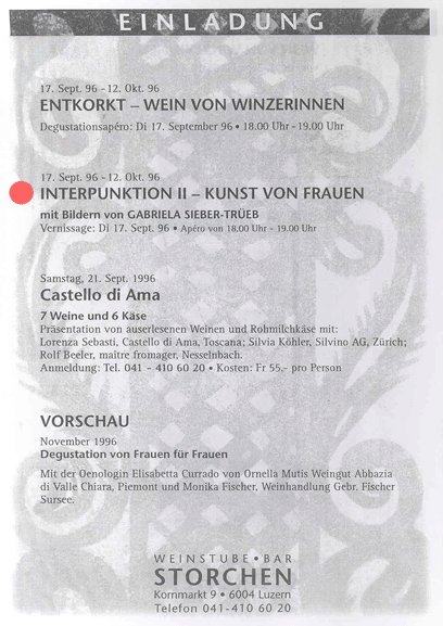 Einladung Storchen Luzern
